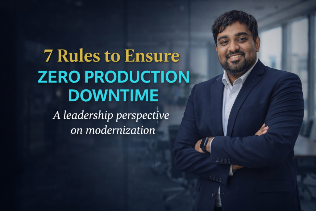 Modernization Without Disruption: How Structured Execution Keeps the Business Running While It Evolves