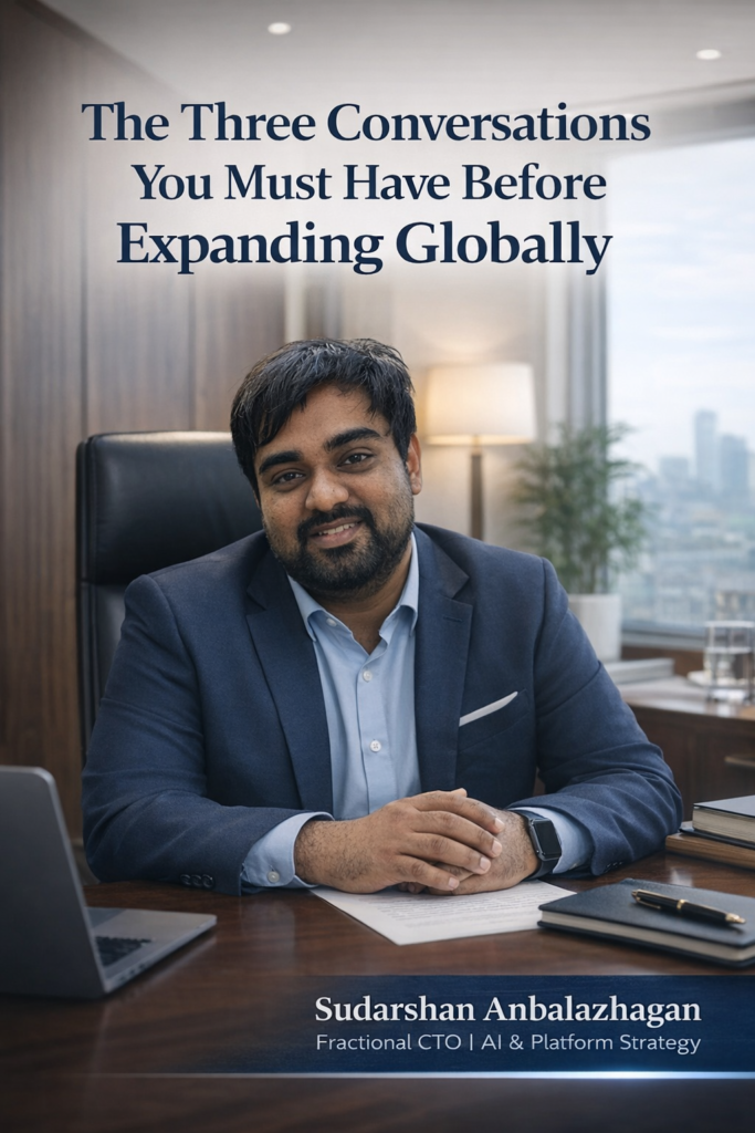 The Three Conversations You Must Have Before Expanding Globally