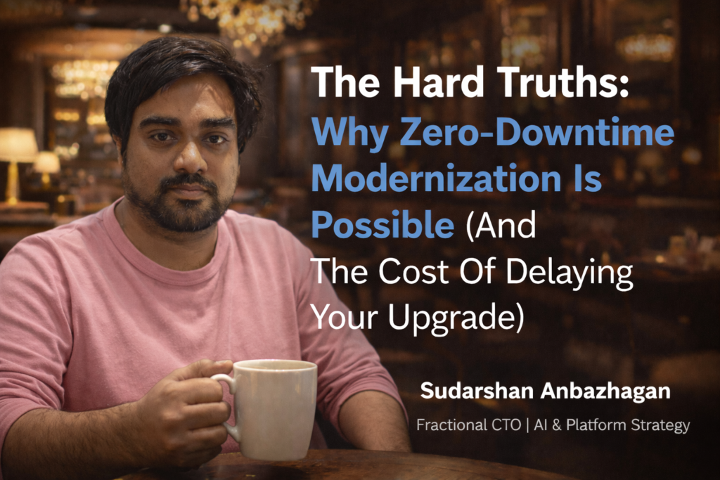 Zero-Downtime Modernization: Why the Leaders Who Move Early Always Control the Outcome