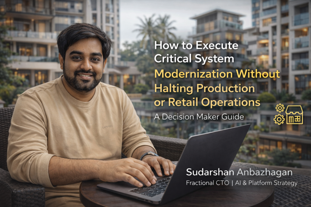 How to Execute Critical System Modernization Without Halting Production or Retail Operations: A Decision-Maker’s Guide