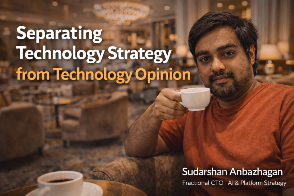 The Question That Separates Technology Strategy from Technology Opinion And Why It Unlocks GCC Delivery Clarity