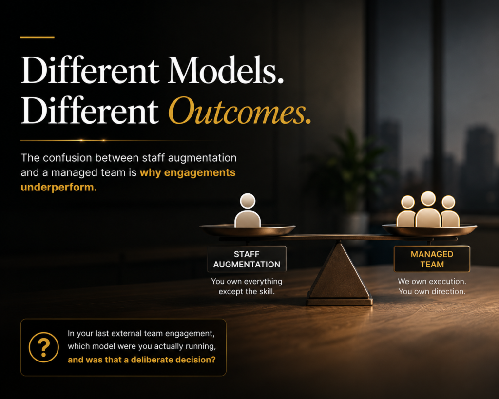The Difference Between a Managed Team and a Staff | Sudarshan Anbazhagan, Fractional CTO