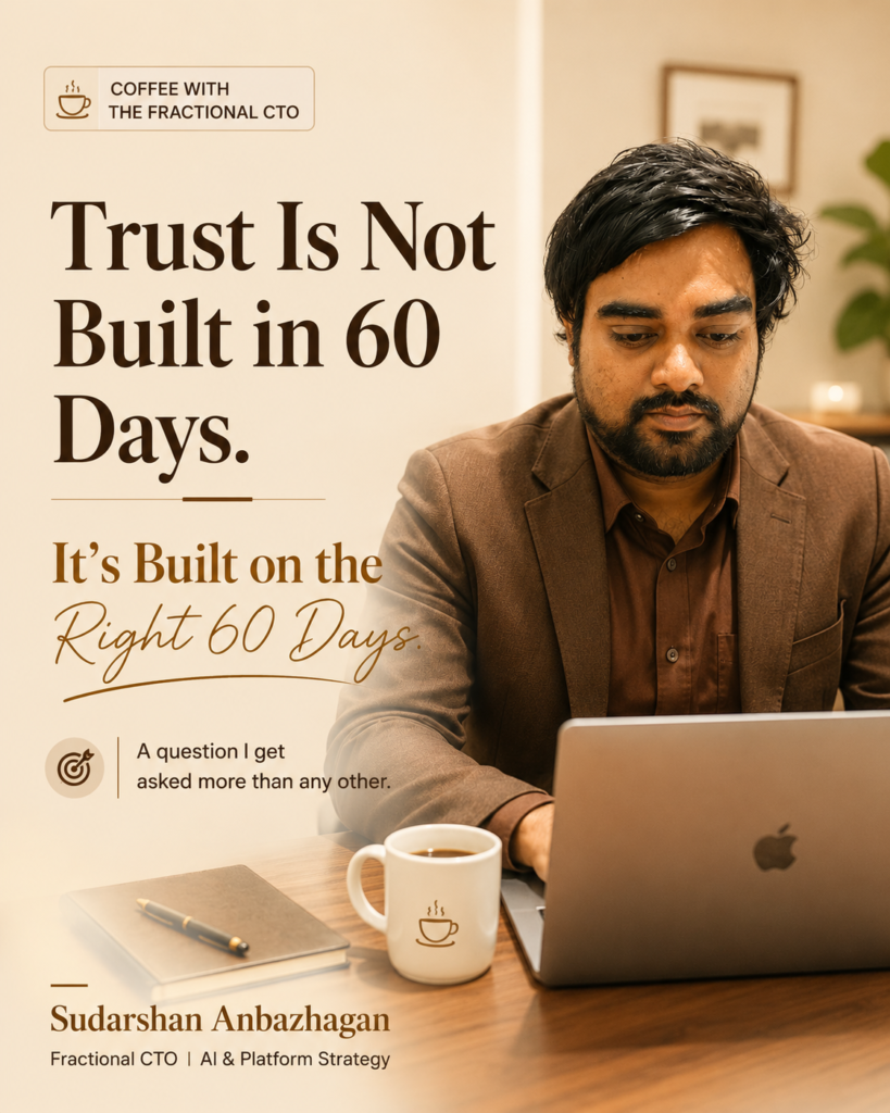 Fractional CTO building leadership team trust in the first sixty days