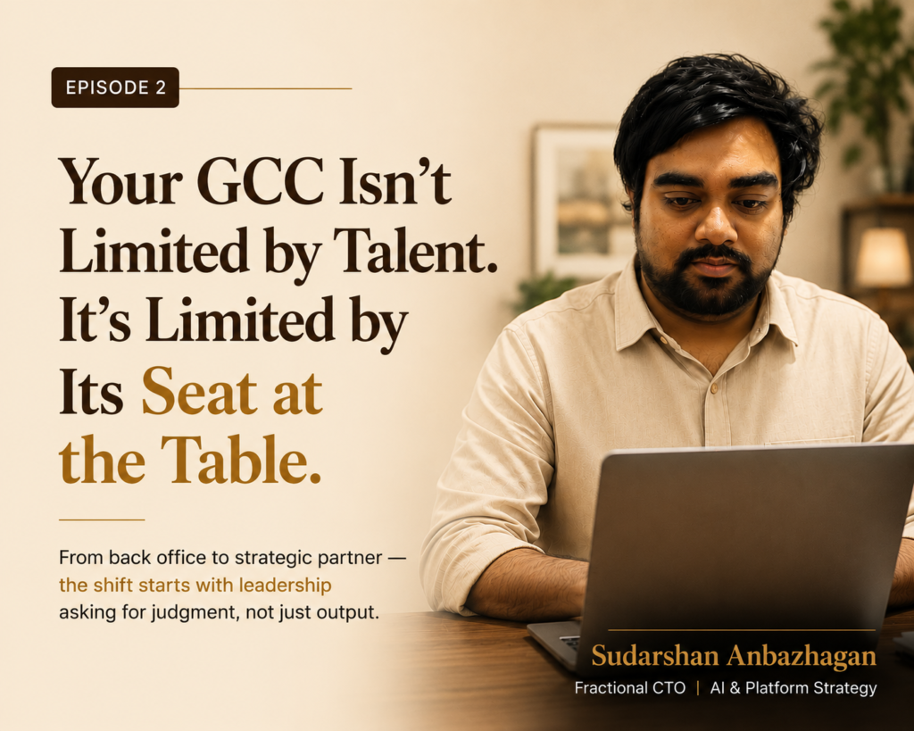 GCC evolving into a strategic partner instead of a back office function