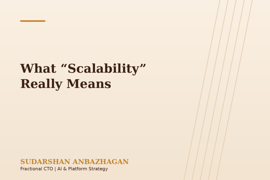 What “Scalability” Really Means