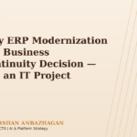 Why ERP Modernization Is a Business Continuity Decision | Not an IT Project