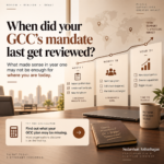 GCC mandate review lifecycle diagram for global capability centre leaders